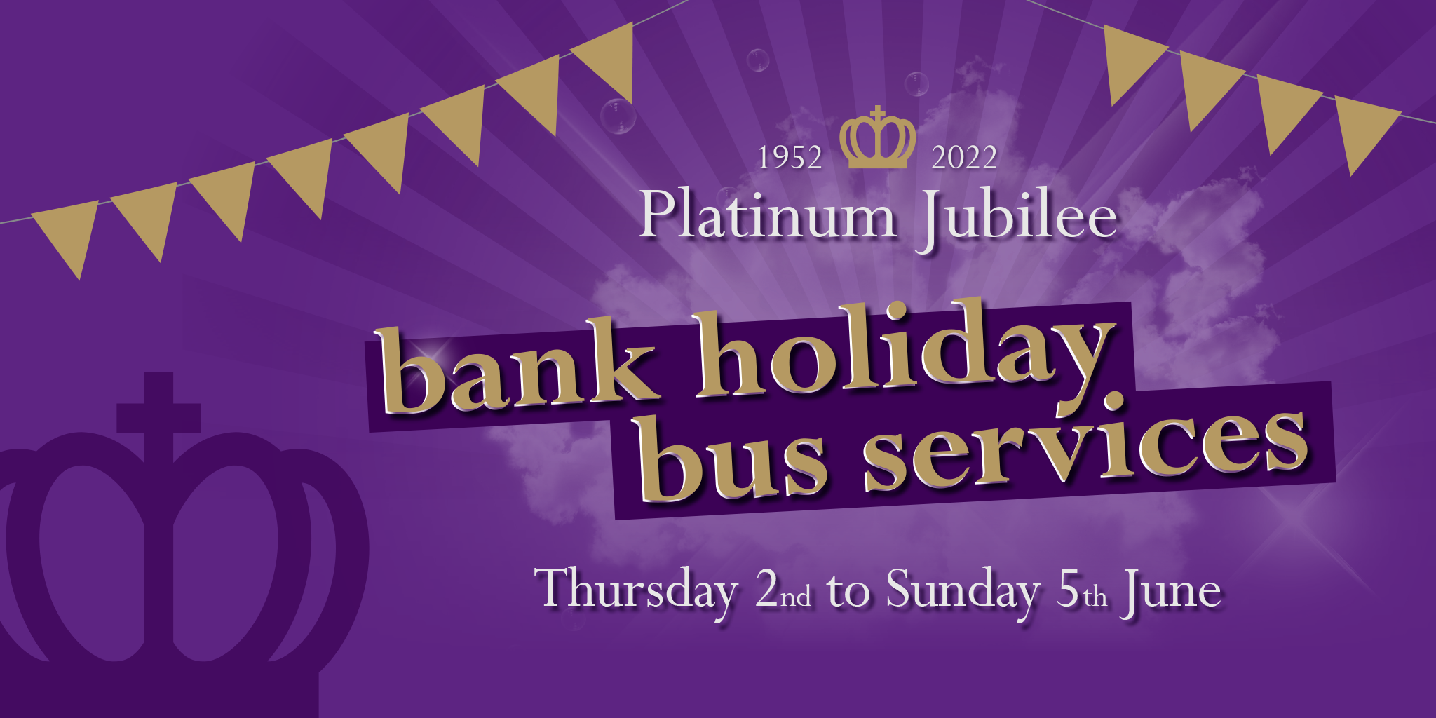Platinum jubilee bank holiday bus service