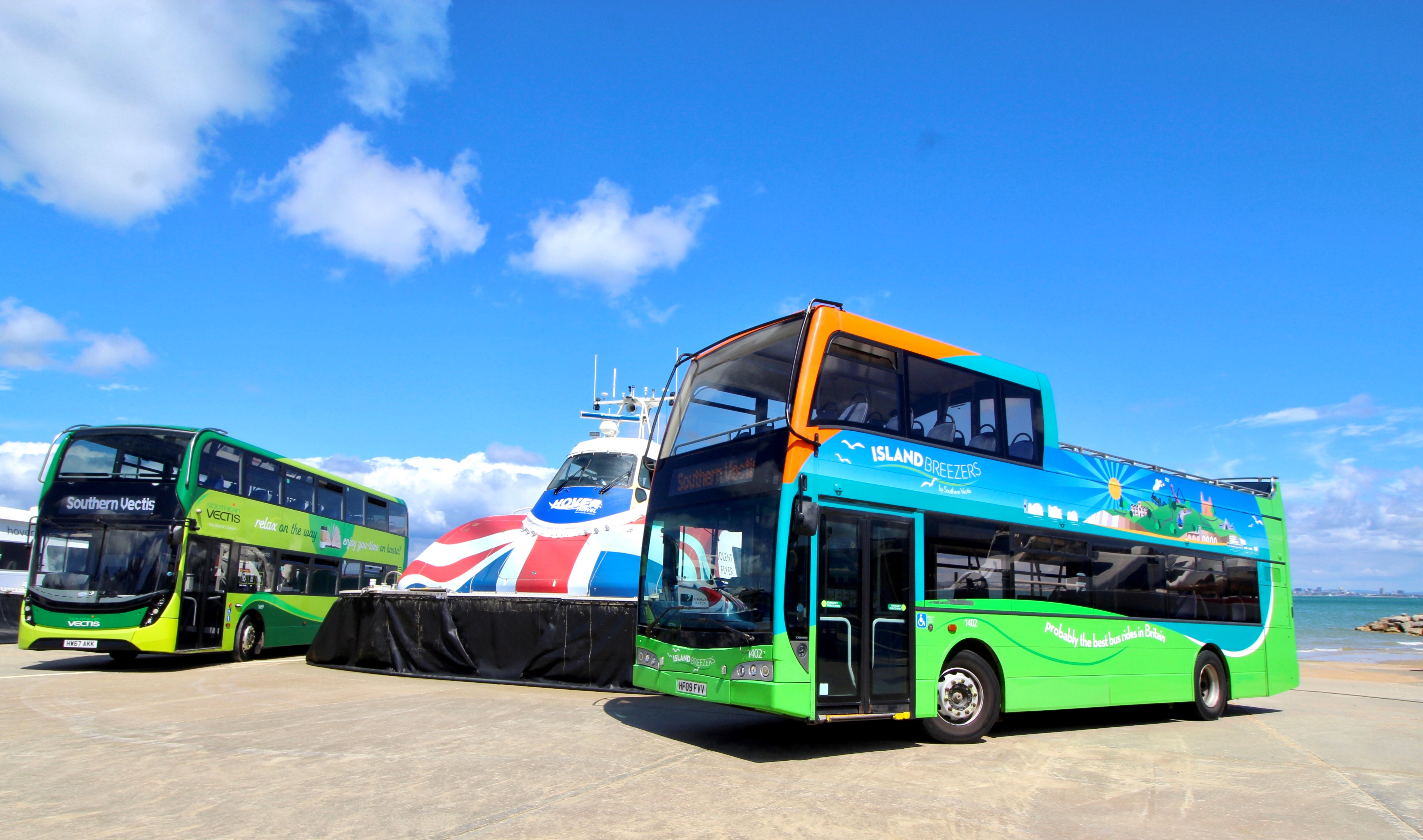 Chance to fly across the Solent and enjoy unlimited bus travel