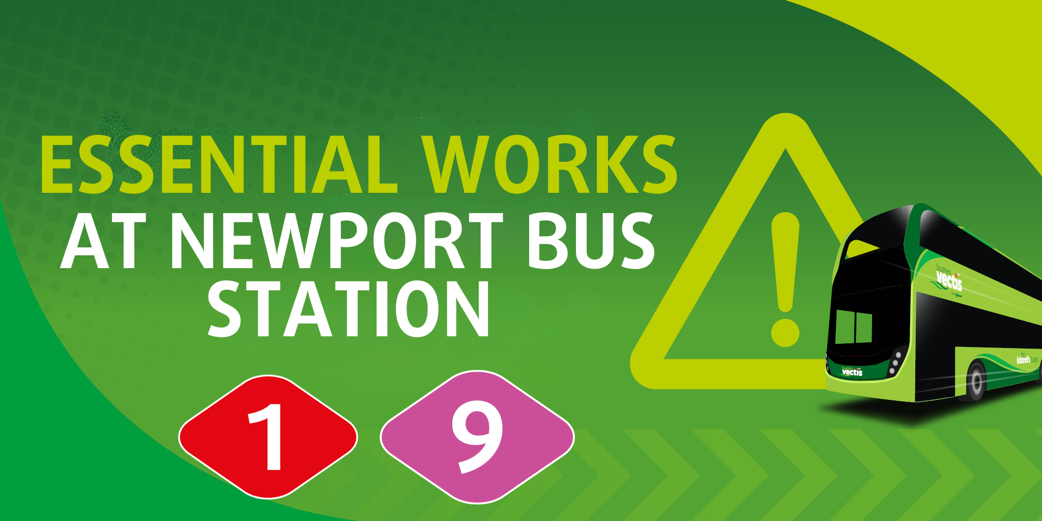 essential works at newport bus station