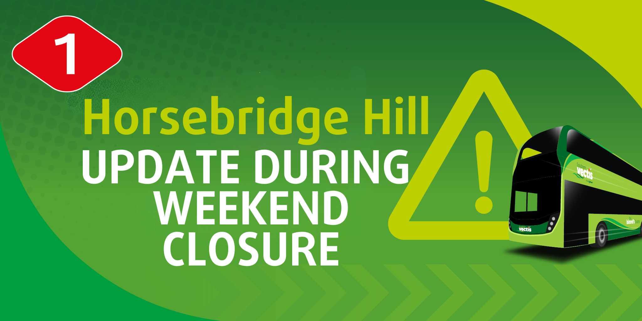 Update During Horsebridge Hill Road Closure