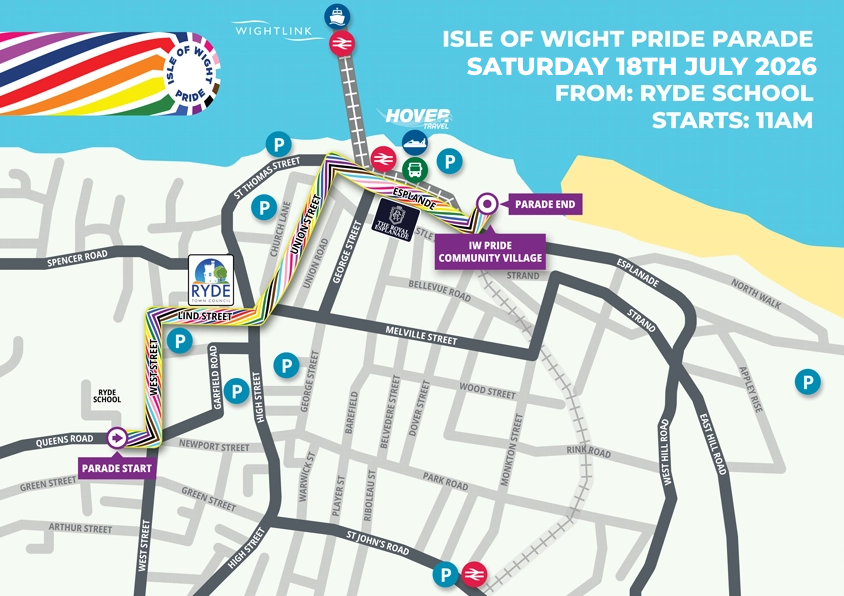 pride parade map