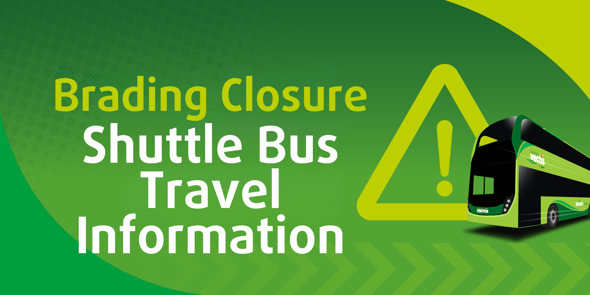 brading closure bus travel information