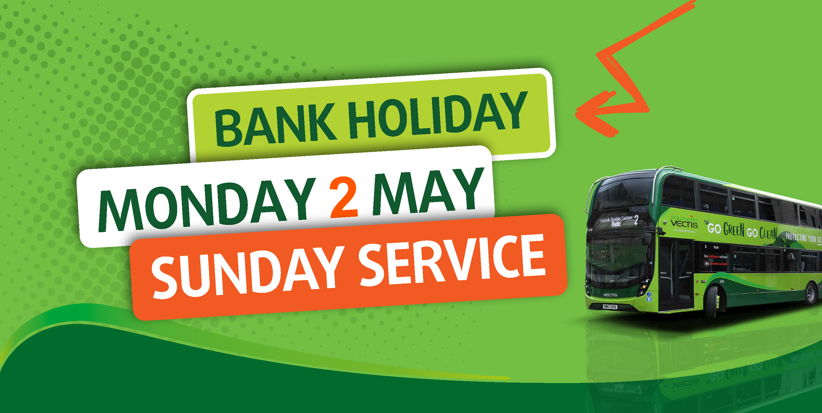 Bank Holiday Service Monday 2nd May Southern Vectis
