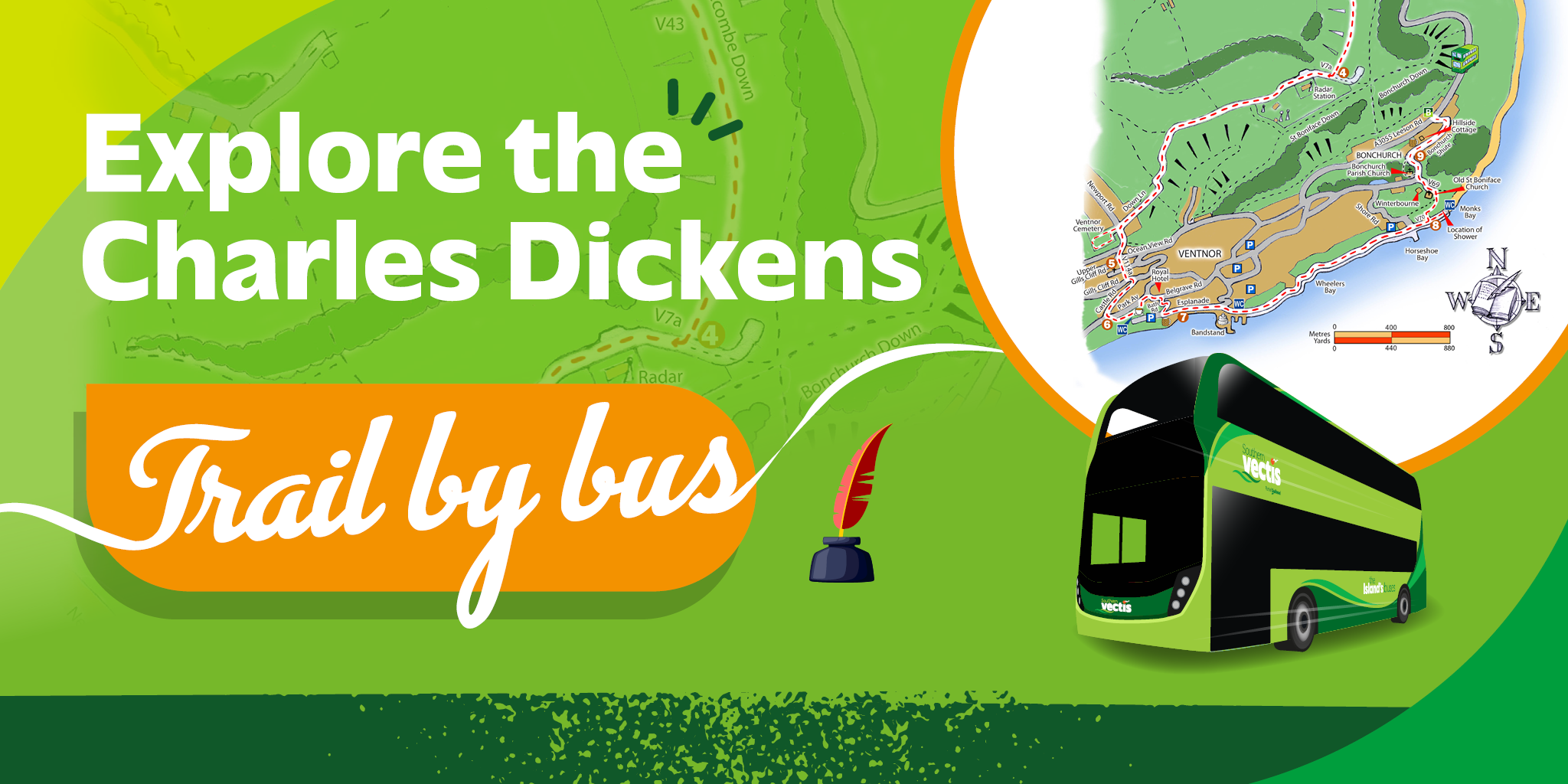 Explore the Charles Dickens Trail by Bus