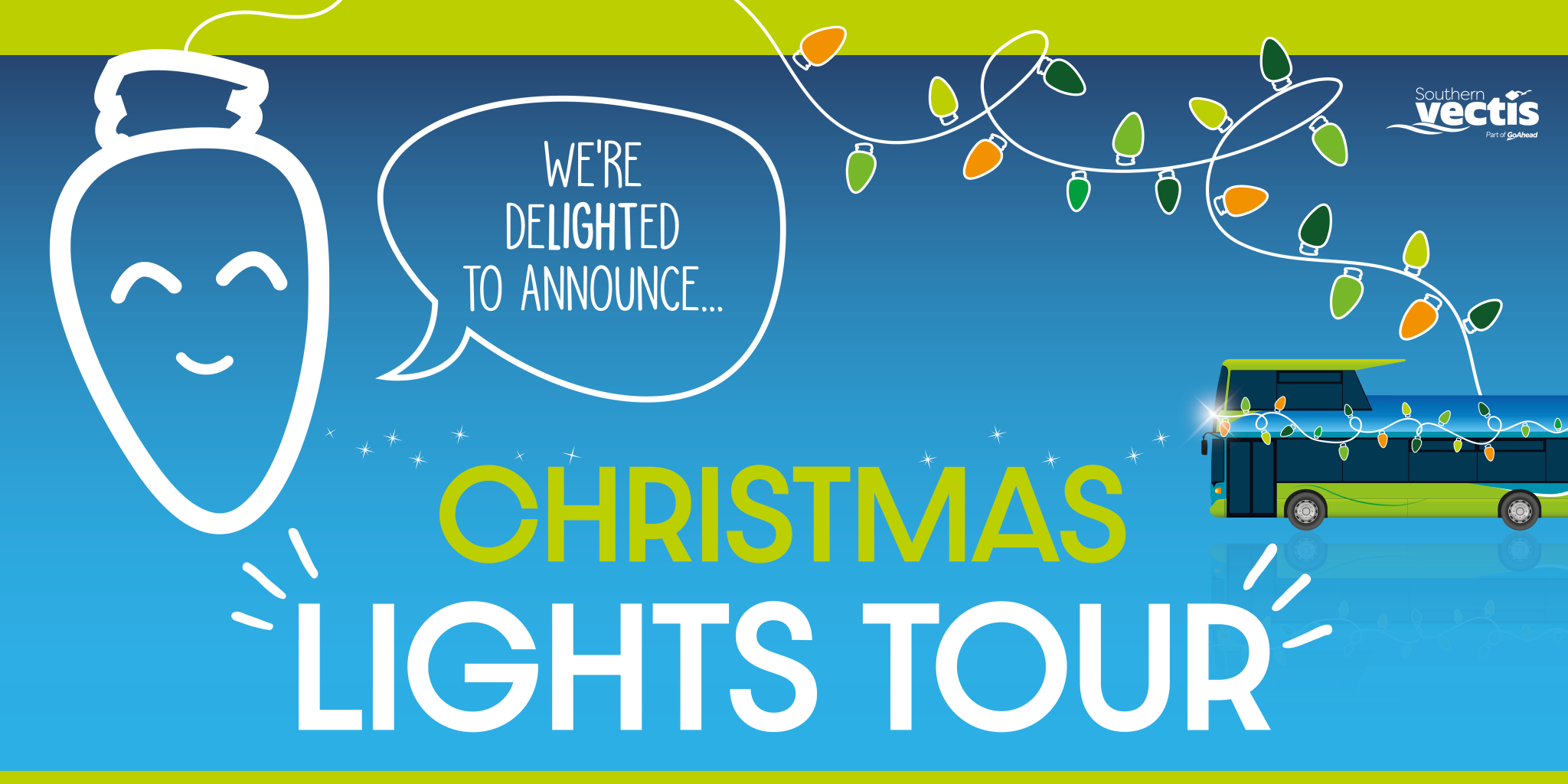 we're delighted to announce