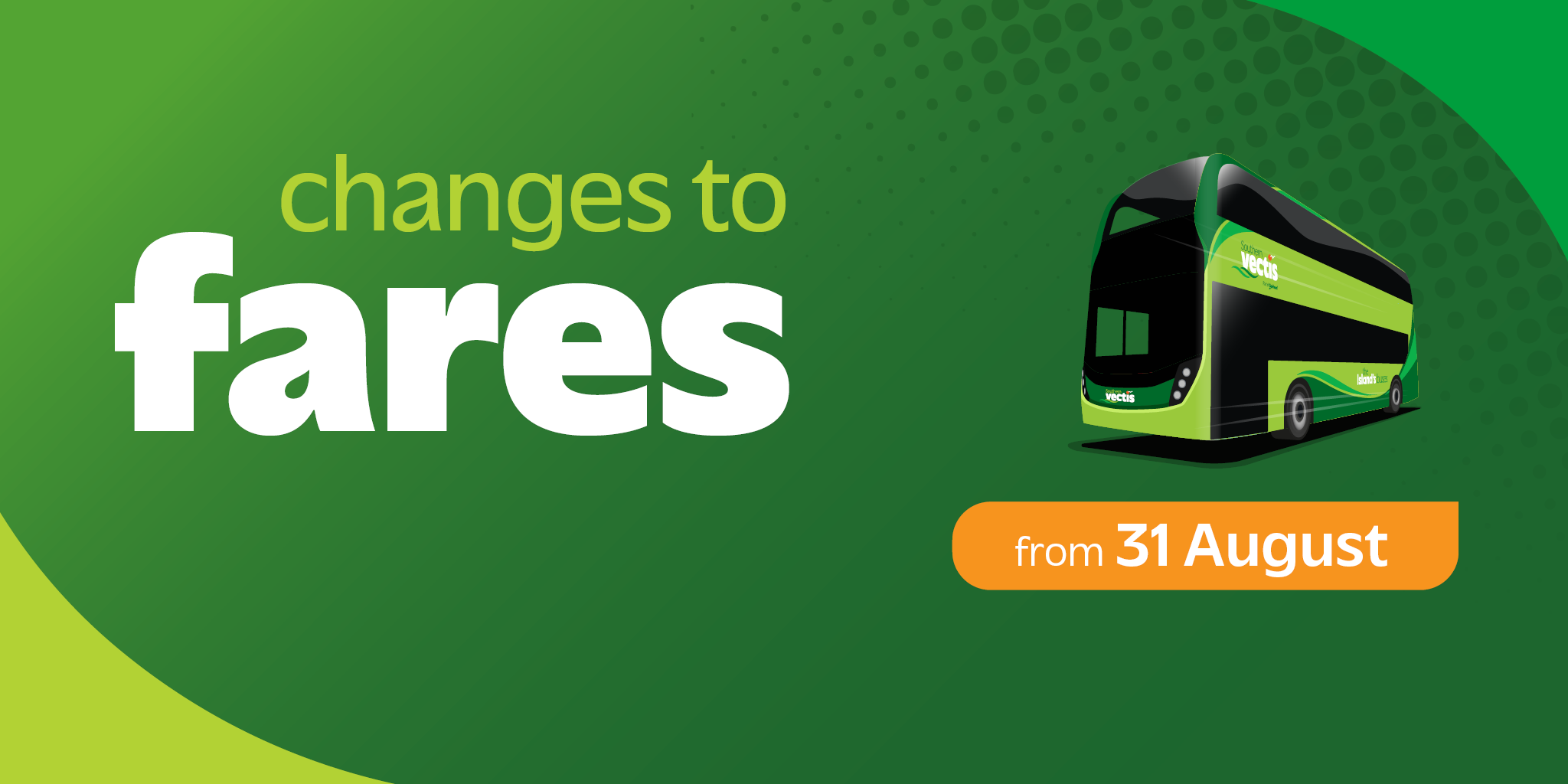 changes to fares