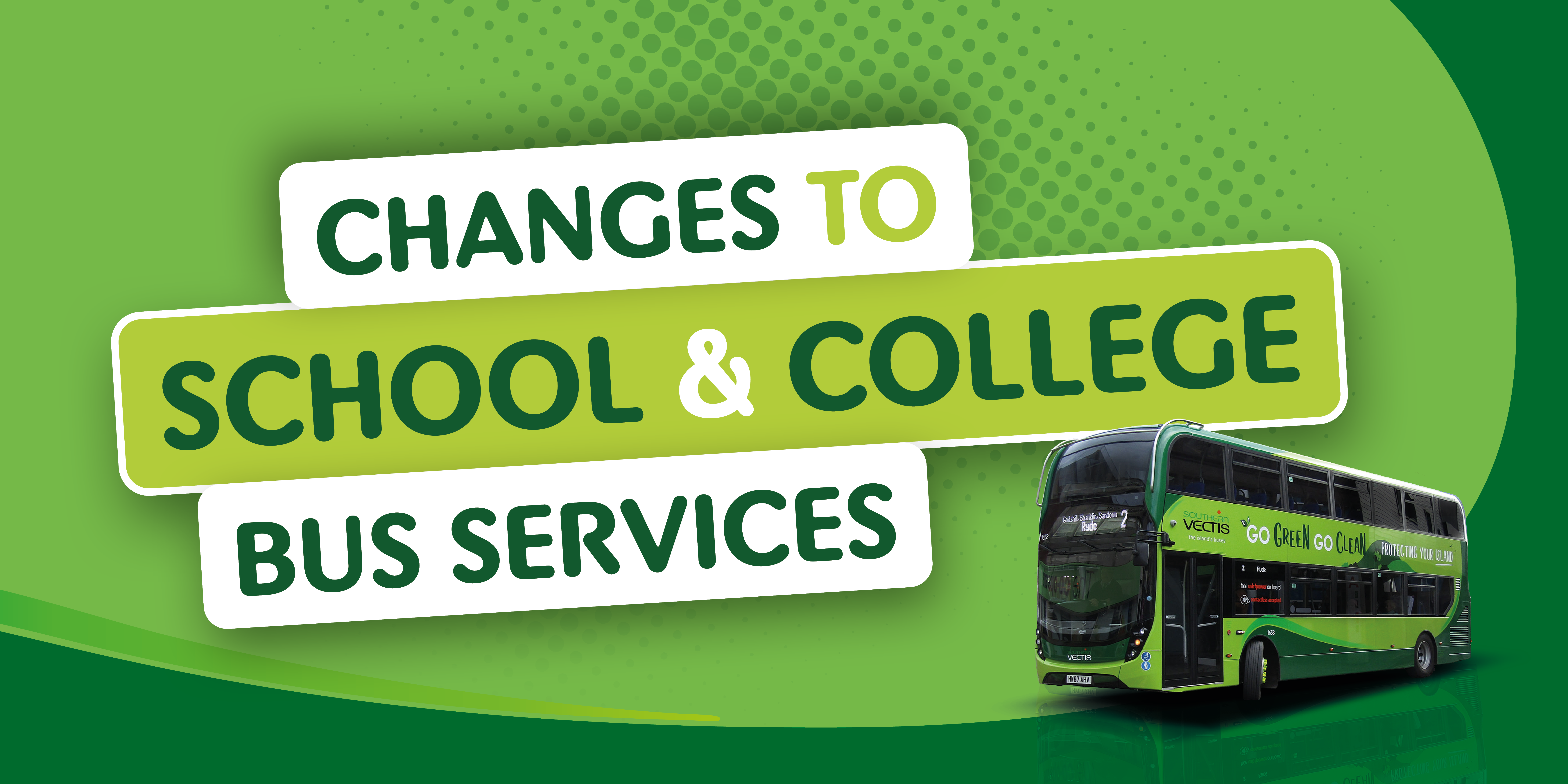Changes to School & college Bus services
