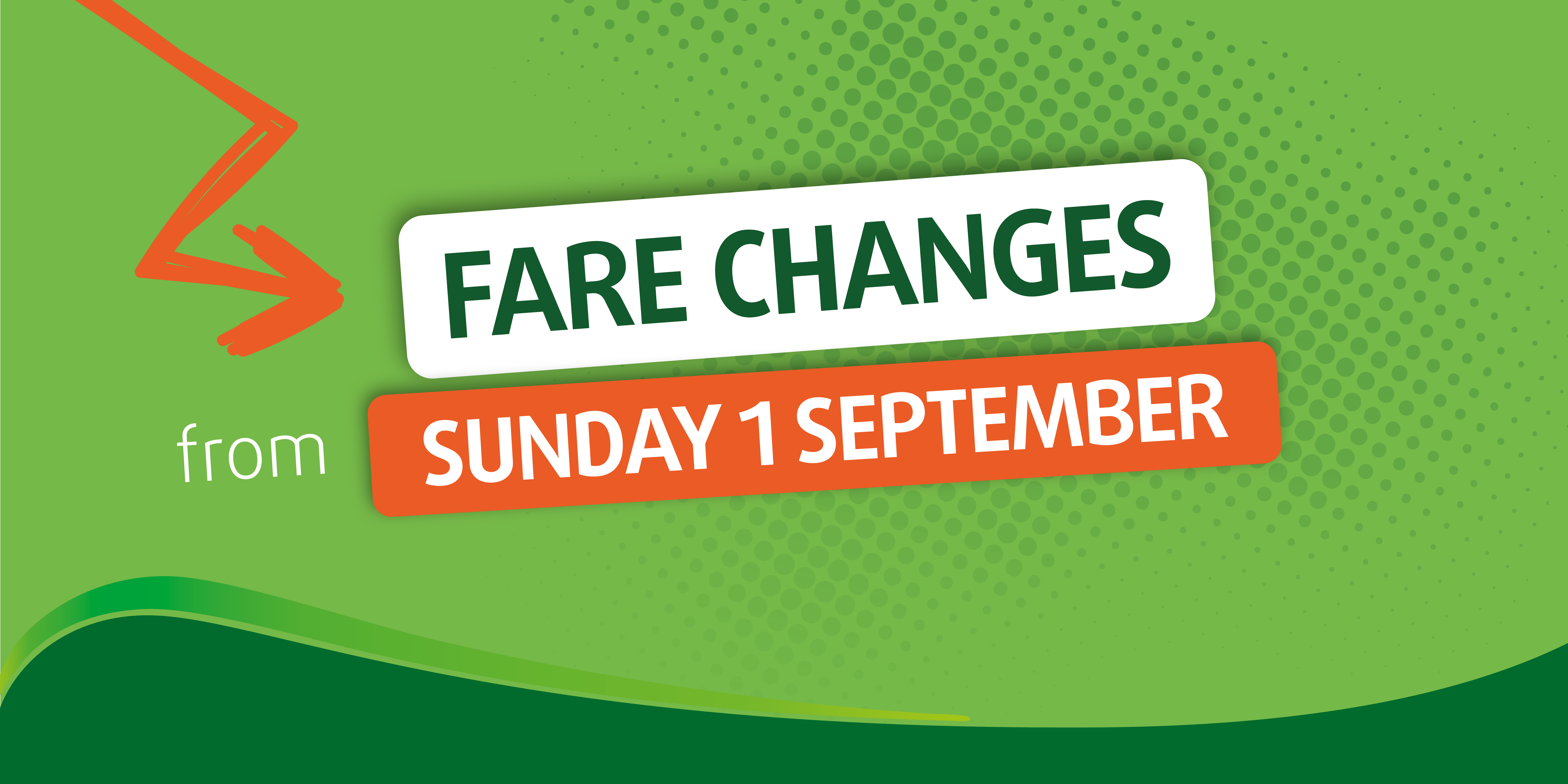 fare changes 1 september