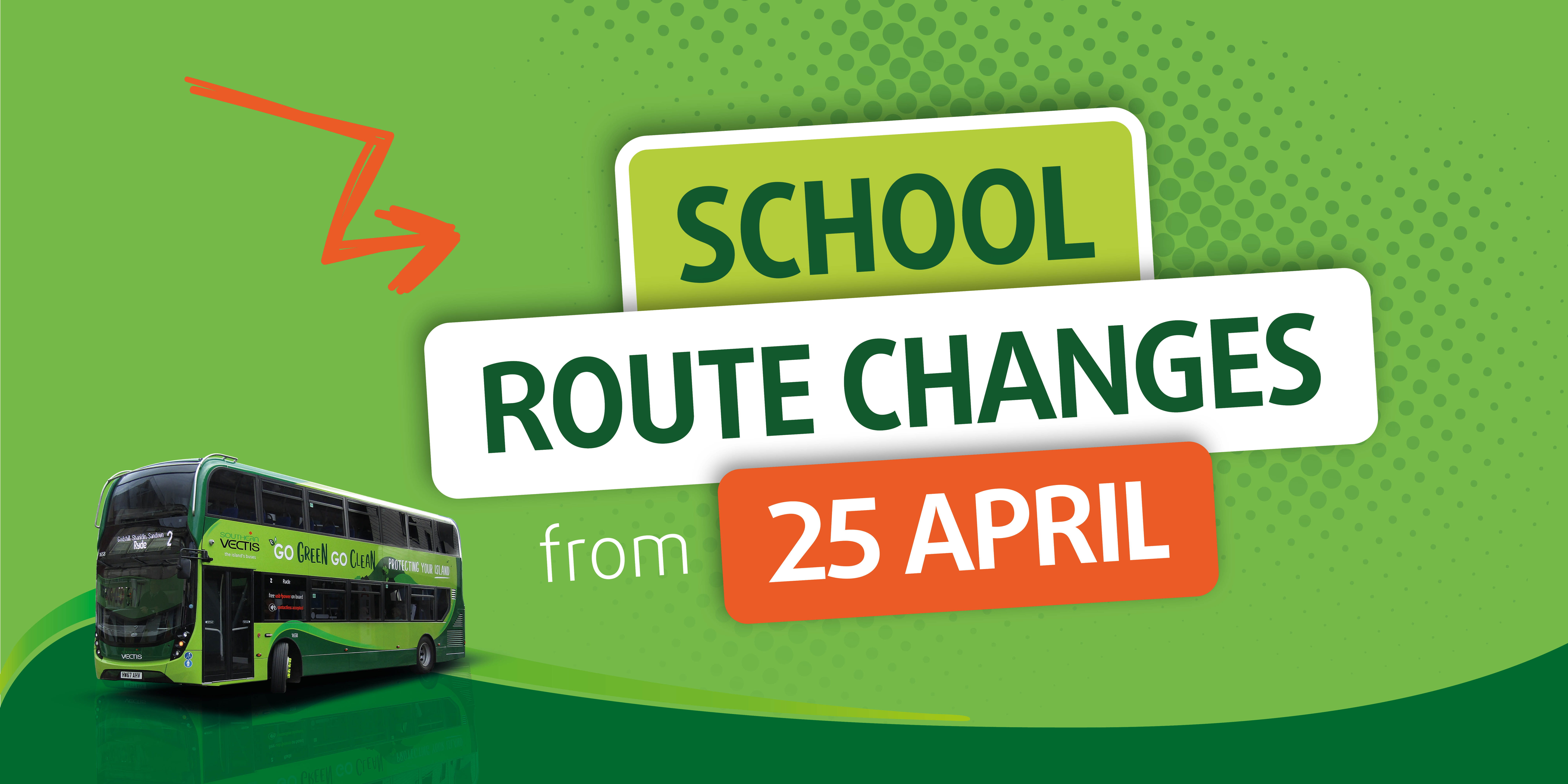 school route changes 25 apr 