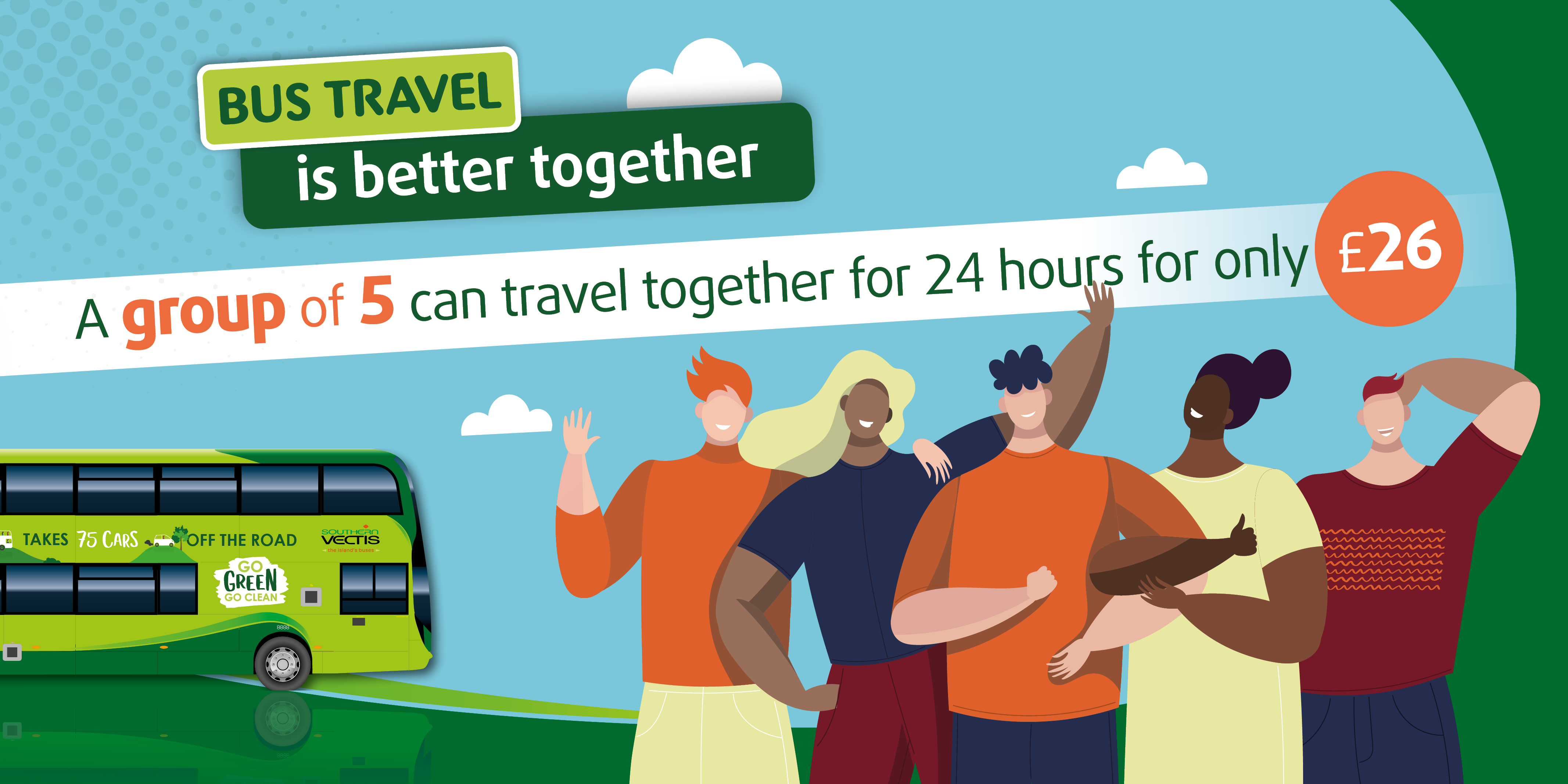 bus travel is better together