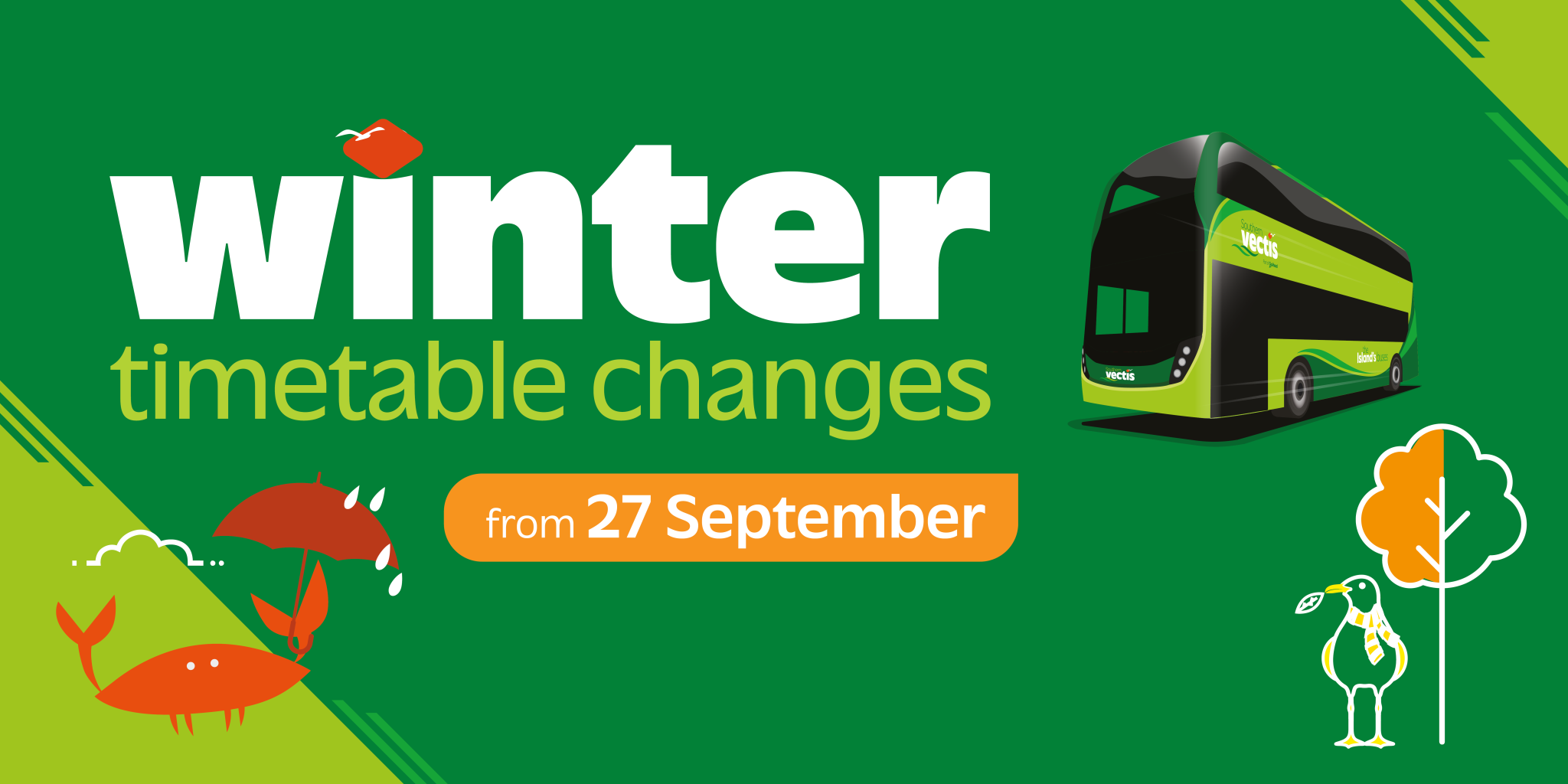winter timetable changes
