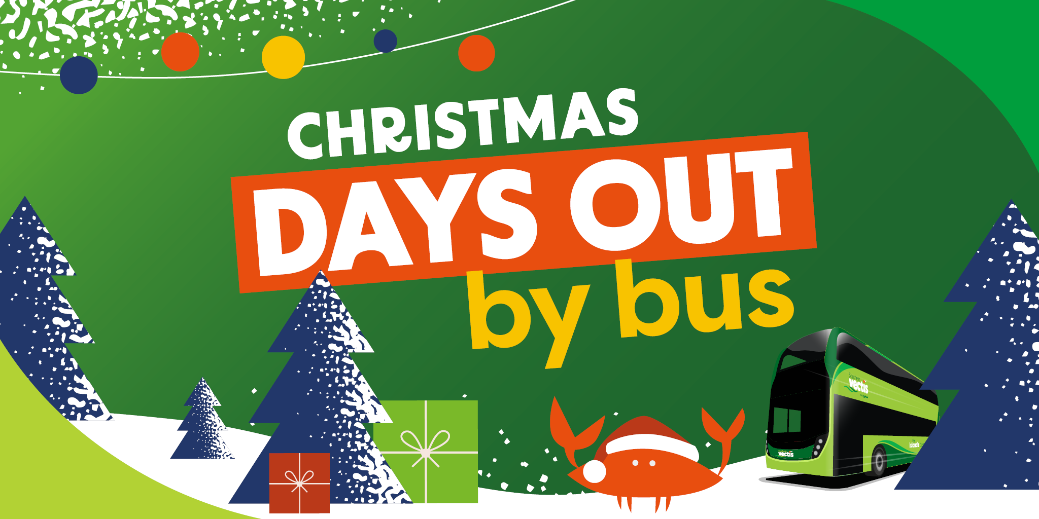 Christmas days out by bus