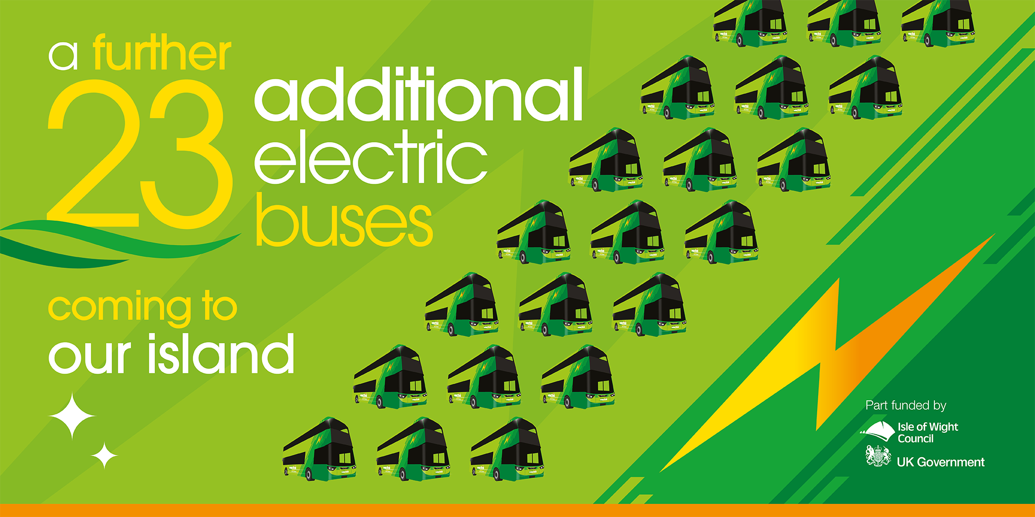 a further 23 electric buses coming